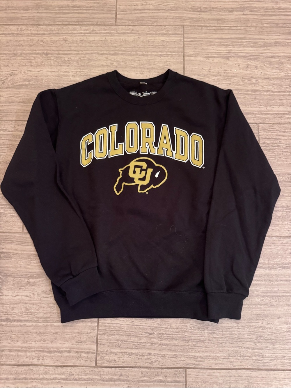 Colorado Logo Crewneck Sweatshirt - Black/Gold